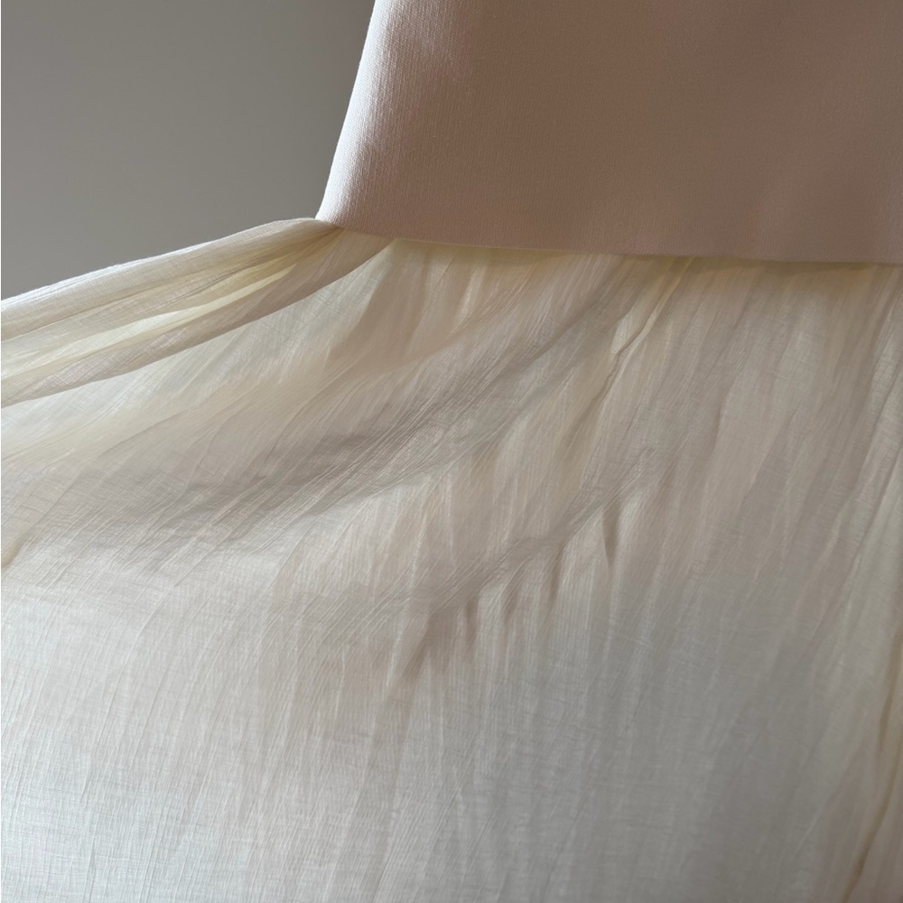 ZARA Cream mixed knit skirt - Picture 5 of 5